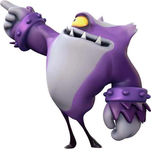 Boomerang character parallax rega